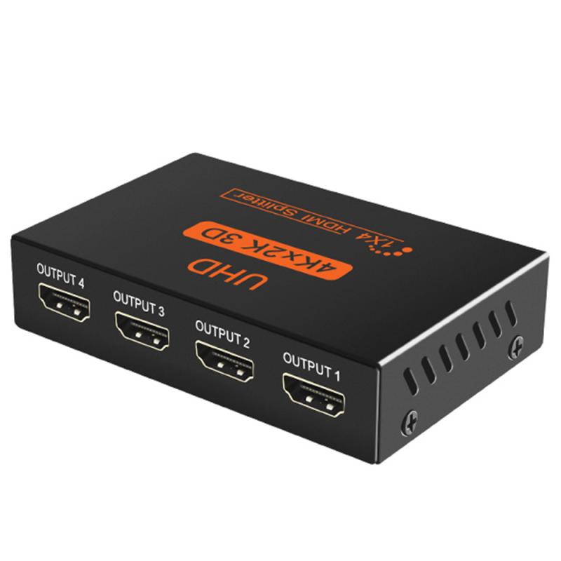 1 in 4 HDMI Splitter – Black  |  Adatpers / Converters / Cables Adatpers / Converters / Cables Adatpers / Converters / Cables