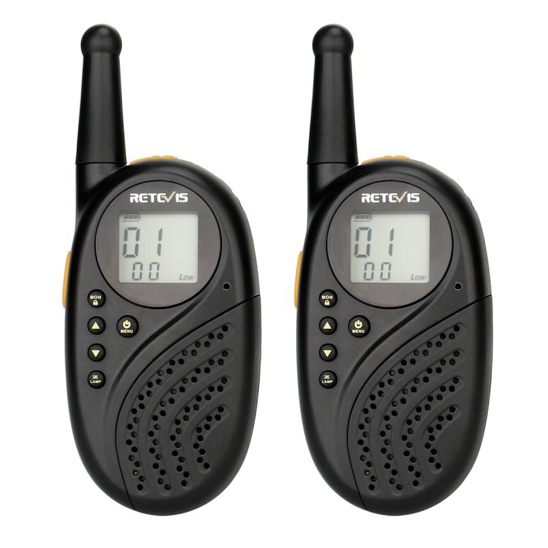 1 Pair RETEVIS RT-35 0.5W US Frequency 462.550-467.7125MHz 22CHS Children Handheld Walkie Talkie(Black) – US Frequency(Black)  |  Kid Walkie Talkies Kid Walkie Talkies Kid Walkie Talkies