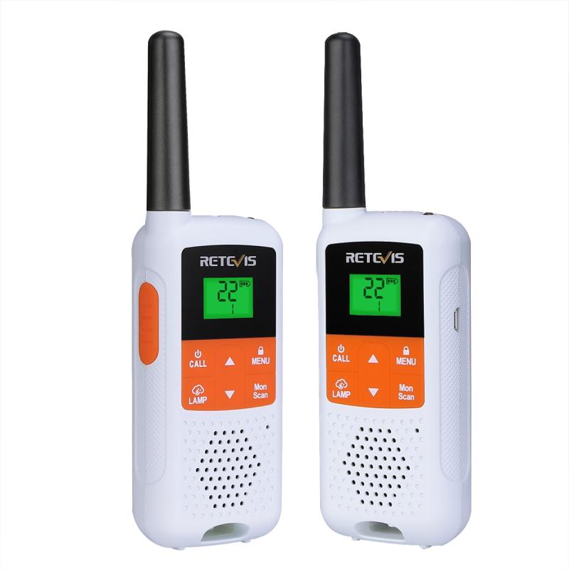 1 Pair RETEVIS RT49B 0.5W US Frequency 462.5500-467.7125MHz 22CHS FRS Two Way Radio Handheld Walkie Talkie (White)  |  Walkie Talkies Security & Surveillance Walkie Talkies