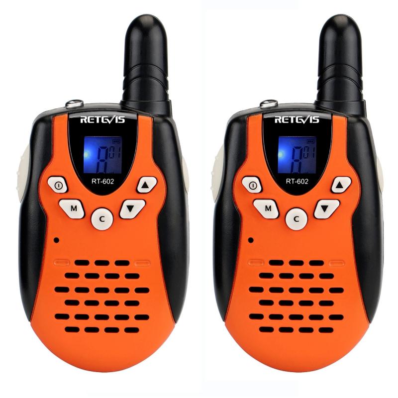 1 Pair RETEVIS RT602 0.5W EU Frequency 8CHS Handheld Children Walkie Talkie  |  Kid Walkie Talkies Kid Walkie Talkies Kid Walkie Talkies