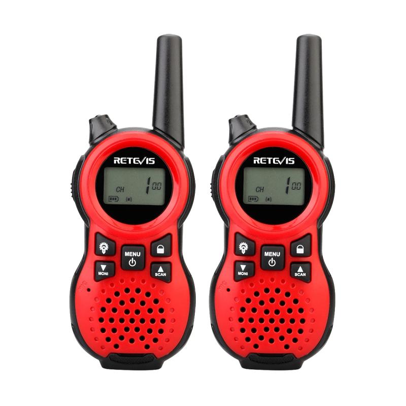 1 Pair RETEVIS RT638 EU Frequency PMR446 16CHS License-free Children Handheld Walkie Talkie(Red) – RT638 (Red)  |  Kid Walkie Talkies Kid Walkie Talkies Kid Walkie Talkies