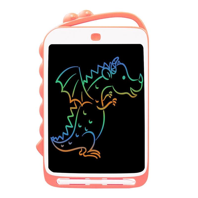 10 inch Cartoon Dinosaur LCD Writing Board Colorful Children Painting Board (Light Pink) – 10 inch (Light Pink)  |  Digital Drawing Tablets Computer Accessories Digital Drawing Tablets