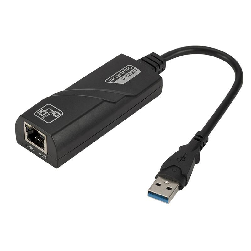 10/100/1000 Mbps RJ45 to USB 3.0 External Gigabit Network Card, Support WIN10  |  USB Network Adapter Computer Accessories USB Network Adapter