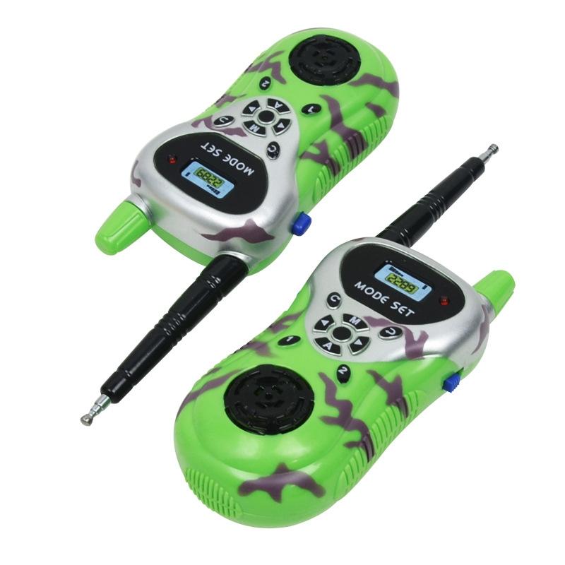 2289 1 Pair Children Mini Walkie Talkie Toys Wireless Talking Outdoor Interactive Toys(Green)  |  Kid Walkie Talkies Kid Walkie Talkies Kid Walkie Talkies