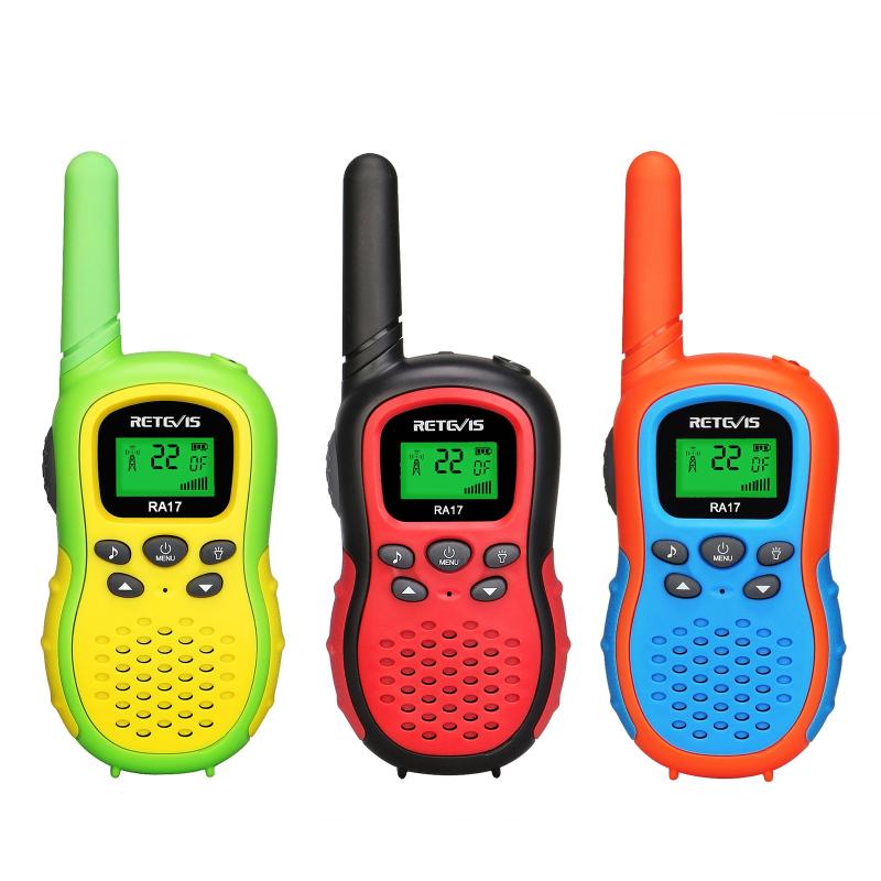 3 PCS / Set RETEVIS RA17 0.5W US Frequency 22CHS License-free Children Handheld Walkie Talkie  |  Kid Walkie Talkies Kid Walkie Talkies Kid Walkie Talkies