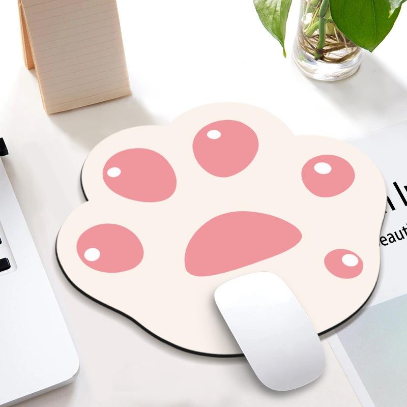 3 PCS XH12 Cats Claw Cute Cartoon Mouse Pad, Size: 280 x 250 x 3mm (White)  |  Mouse Pads Computer Accessories Mouse Pads