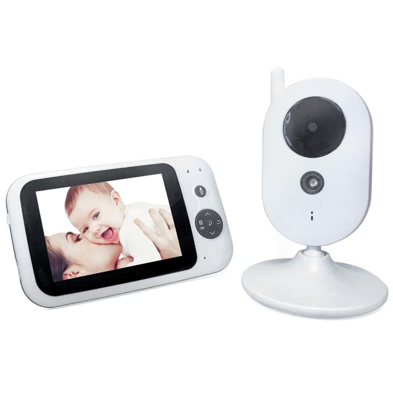 303 3.5 inch 2.4GHz Baby Monitor with Night Vision – White  |  Baby Monitors Baby Monitors Baby Monitors