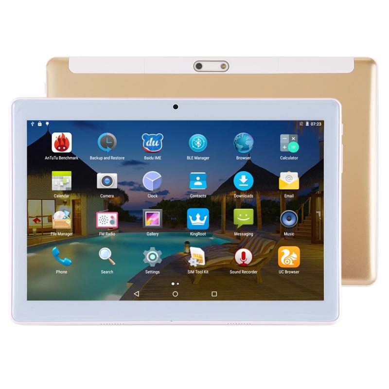 3G Phone Call Tablet, 10.1 inch 2.5D, 2GB+32GB – Gold  |  Android Tablets Android Tablets Android Tablets