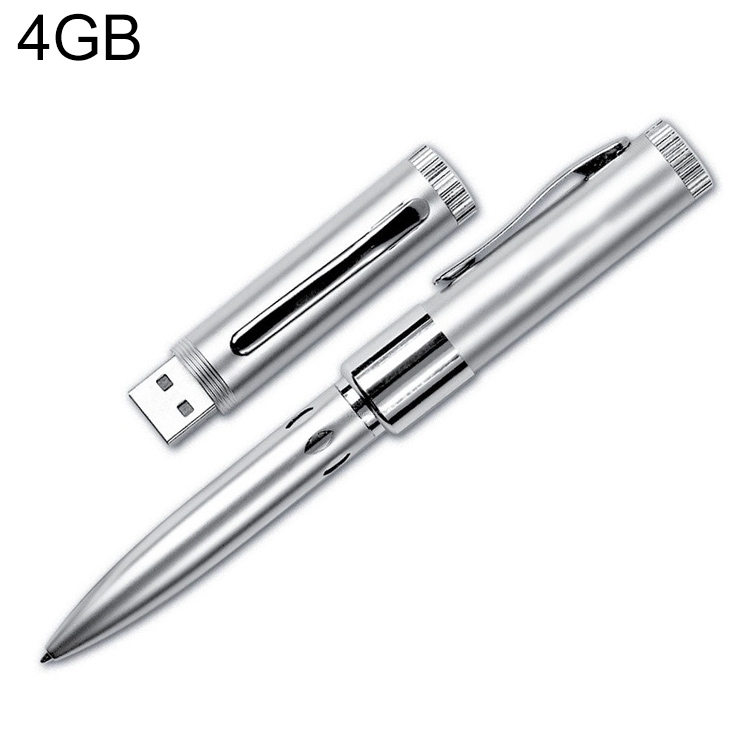 4GB USB2.0 Pen Driver (Silver)  |  USB Flash Memory Computer Accessories USB Flash Memory