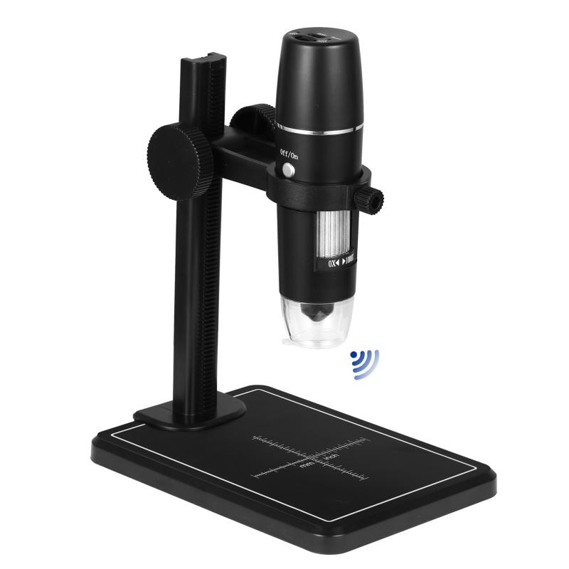 50X-1000X Wireless WIFI Connection LED Light Portable Digital Microscope, Specification: W05-Z11054  |  USB Microscopes Computer Accessories USB Microscopes