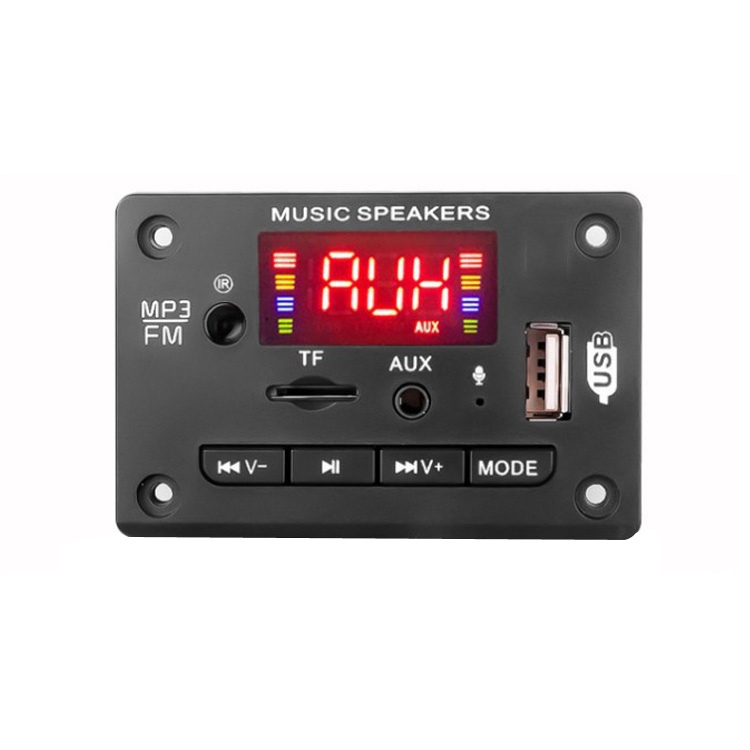 5V Car Color Display Audio Bluetooth MP3 Decoder Board (Black)  |  Car MP4 MP5 Players Car Electronics Car MP4 MP5 Players