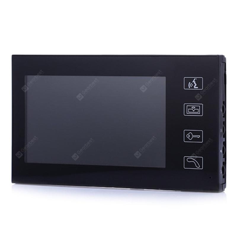 7 inch Video Intercom Door Phone Doorbell System – Black  |  Video Door Phones Security & Surveillance Video Door Phones