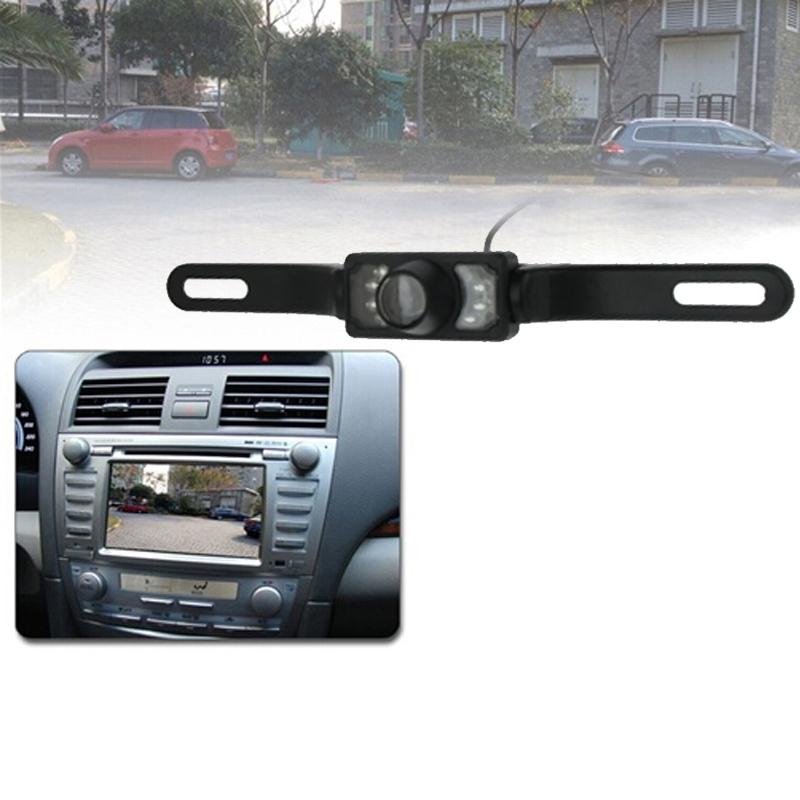 7 LED IR Infrared Waterproof Night Vision License Plate Frame Astern Backsight With Scaleplate, Support Installed in GPS Navigator, Wide Viewing Angle: 140 degree (YX001) (Black)  |  Rear View Cameras Car Electronics Rear View Cameras