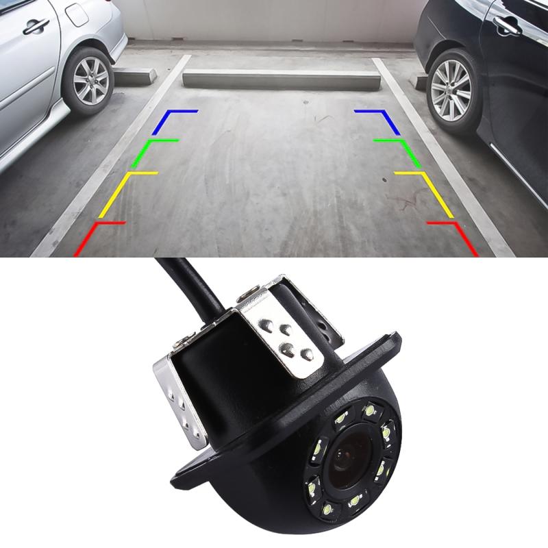 8028 LED 0.3MP Security Backup Parking IP68 Waterproof Rear View Camera, PC7070 Sensor, Support Night Vision, Wide Viewing Angle: 170 Degree (Black)  |  Rear View Cameras Car Electronics Rear View Cameras