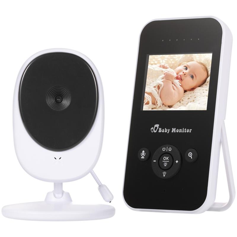 810 Video Night Vision Baby Monitor with 2.4 Inch Wireless Screen, Two Way Audio – White  |  Baby Monitors Baby Monitors Baby Monitors