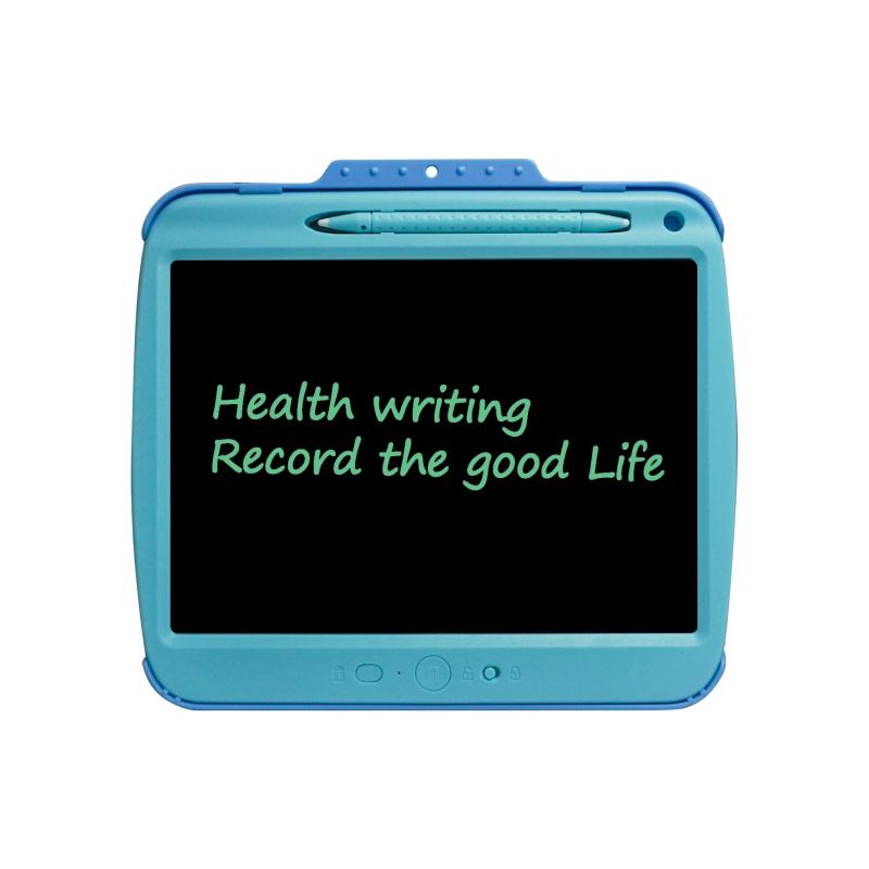 9 Inch Charging LCD Copy Writing Panel Transparent Electronic Writing Board, Specification: Monochrome Lines (Blue)  |  Digital Drawing Tablets Computer Accessories Digital Drawing Tablets