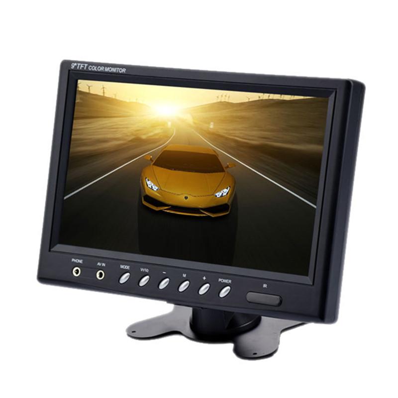 9 Inch TFT LCD Monitor – 800×480, NTSC/PAL, Headrest Mount Frame, Two Way Video Input, 7W  |  Car Monitors Car Electronics Car Monitors