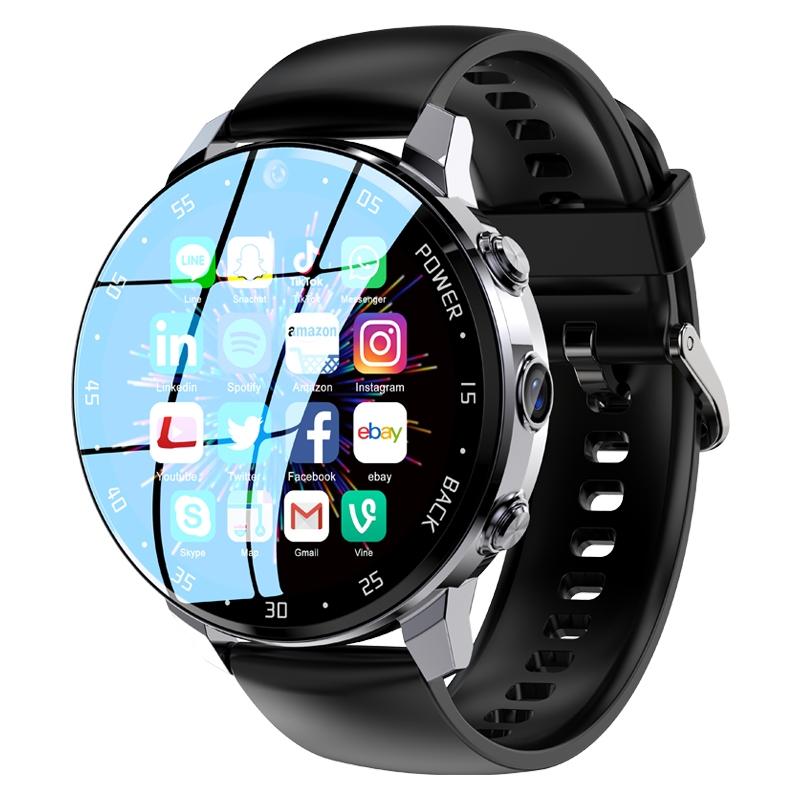 A3 1.43 inch IP67 Waterproof 4G Android 8.1 Smart Watch Support Face Recognition / GPS, Specification: 2G+16G (Black)  |  Smart Phone Watches Smart Phone Watches Smart Phone Watches