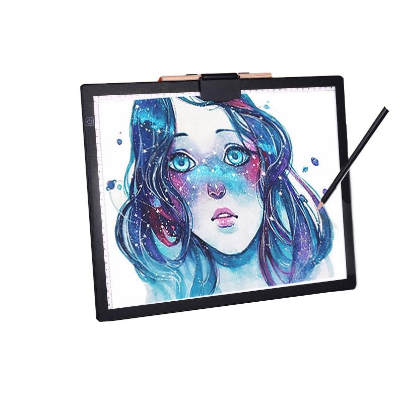 A3-D36 Magnetic Absolute LED Copy Station Soft Eye Protection Edging Calligraphy Copy Of The Painting Plate  |  Digital Drawing Tablets Computer Accessories Digital Drawing Tablets