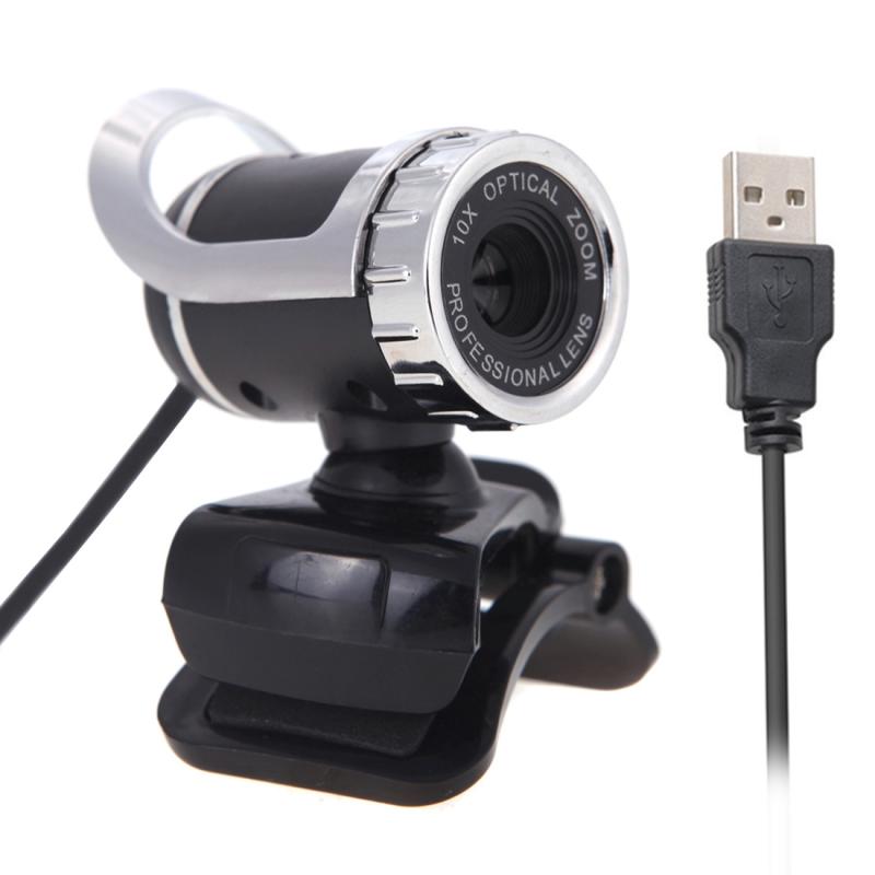 A859 480 Pixels HD 360 Degree WebCam USB 2.0 PC Camera with Sound Absorption Microphone for Computer PC Laptop, Cable Length: 1.4m  |  Webcams Computer Accessories Webcams