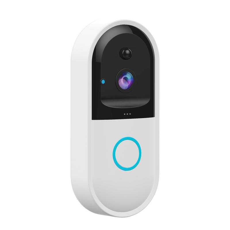 B50 720P Smart WiFi Video Visual Doorbell, Support Phone Remote Monitoring & Night Vision & SD Card (White)  |  Video Door Phones Security & Surveillance Video Door Phones