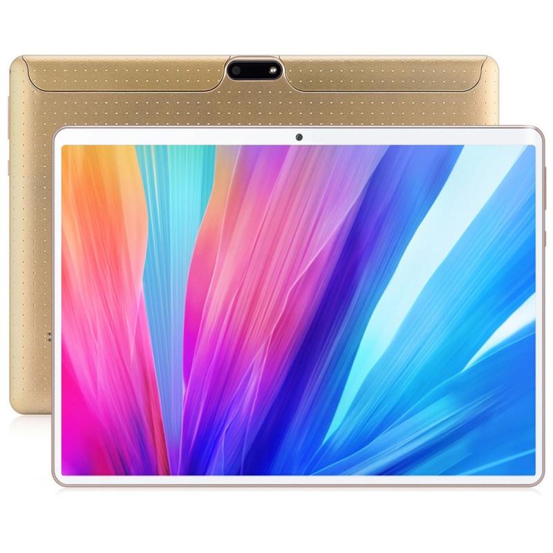 BDF K107 3G Phone Call Tablet PC 10.1 inch, 2GB+32GB, Android 9.0 MTK6735 Quad Core, Support Dual SIM, EU Plug (Gold) – MTK6735 2GB+32GB  |  Android Tablets Android Tablets Android Tablets