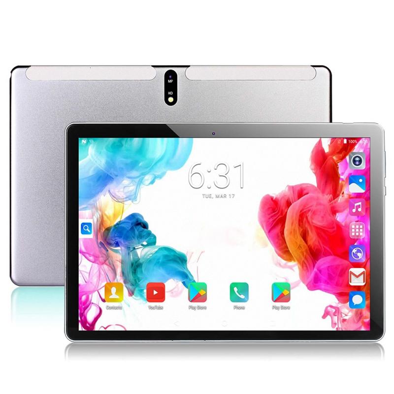 BDF M107 4G LTE Tablet PC 10.1 inch, 8GB+256GB, Android 13 MTK6762 Octa Core, Support Dual SIM, EU Plug (Silver)  |  Android Tablets Android Tablets Android Tablets