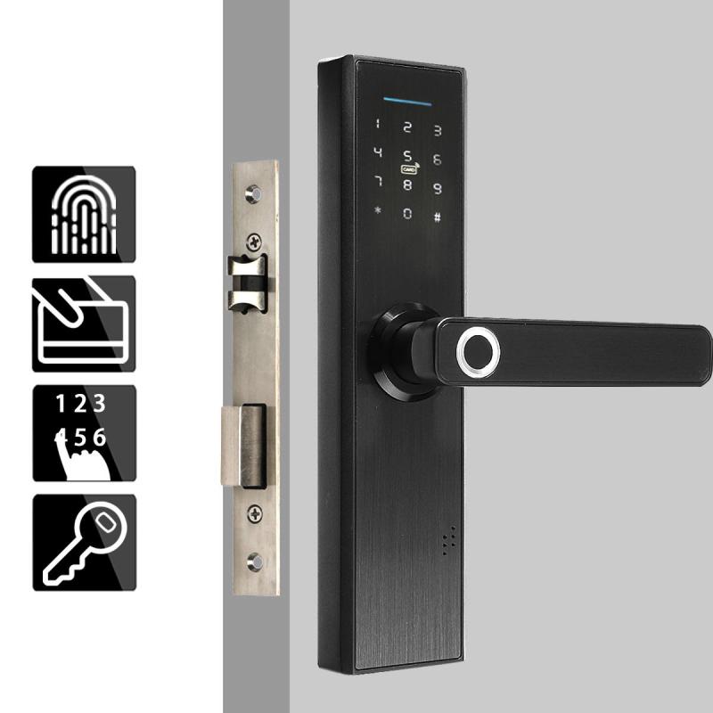 Biometric Fingerprint Smart Electronic Door Lock – Black  |  Fingerprint Devices Fingerprint Devices Fingerprint Devices