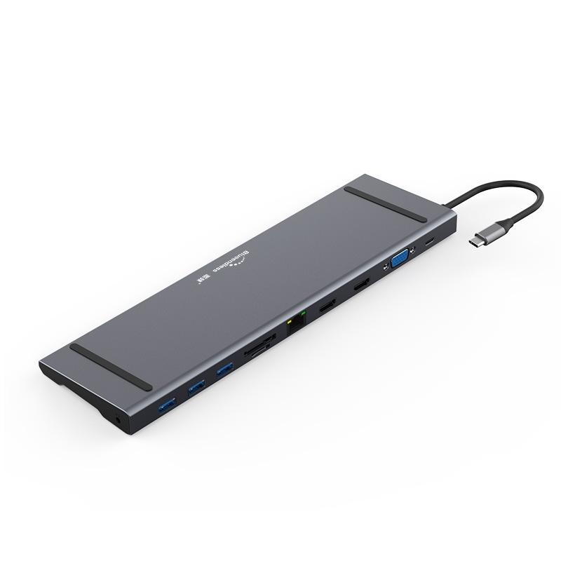 Blueendless 11 In 1 Multi-function Type-C / USB-C HUB Expansion Dock  |  USB Hubs Computer Accessories USB Hubs