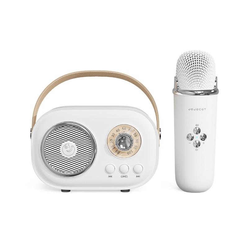 C20 Plus Multifunctional Karaoke Bluetooth Speaker With Microphone (White)  |  Microphones Computer Accessories Microphones