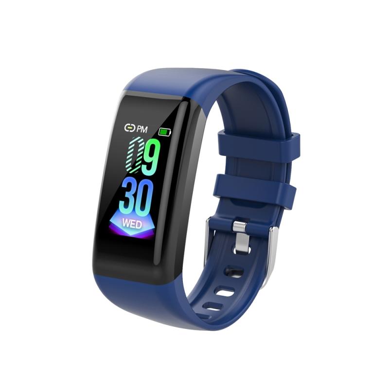 C21 1.14 inches IPS Color Screen Smart Bracelet IP67 Waterproof, Support Call Reminder /Heart Rate Monitoring /Blood Pressure Monitoring /Sleep Monitoring (Blue)  |  Smart Bracelets Smart Bracelets Smart Bracelets