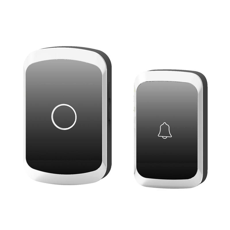 CACAZI A20 Smart Home Wireless Doorbell Digital Music Remote Control Doorbell (Black)  |  Wireless Doorbell Security & Surveillance Wireless Doorbell