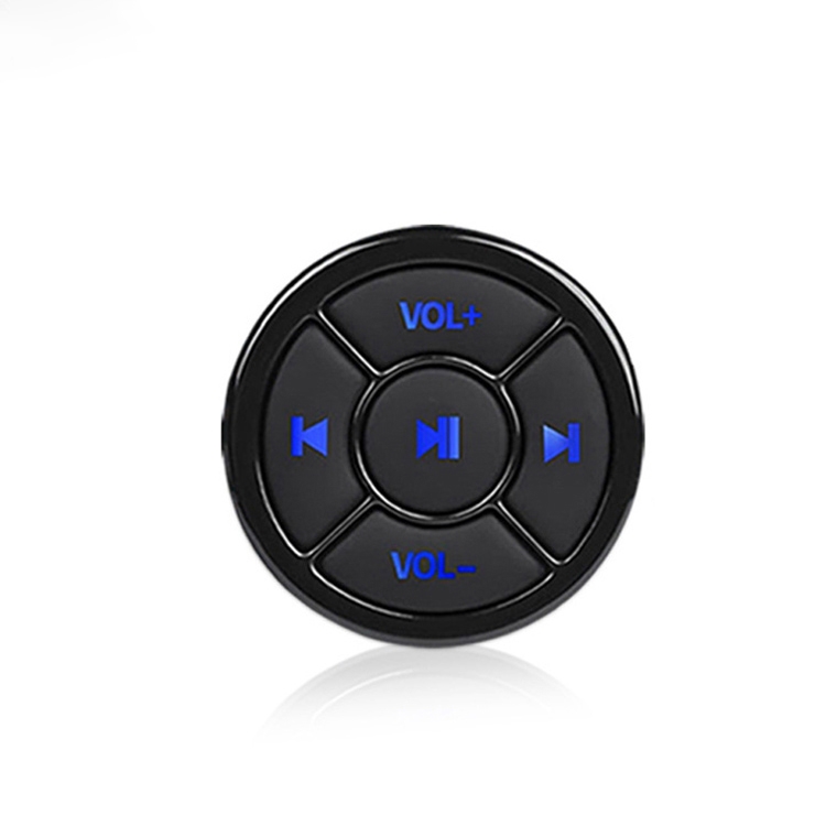 Car Mobile Phone Remote Control Bluetooth Wireless Multimedia Button Remote Control Music Playback Selfie, Colour: Black  |  Bluetooth Car Kits Bluetooth Car Kits Bluetooth Car Kits