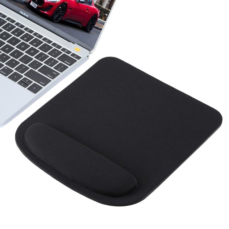 Cloth Wrist Rest Mouse Pad (Black)  |  Mouse Pads Computer Accessories Mouse Pads