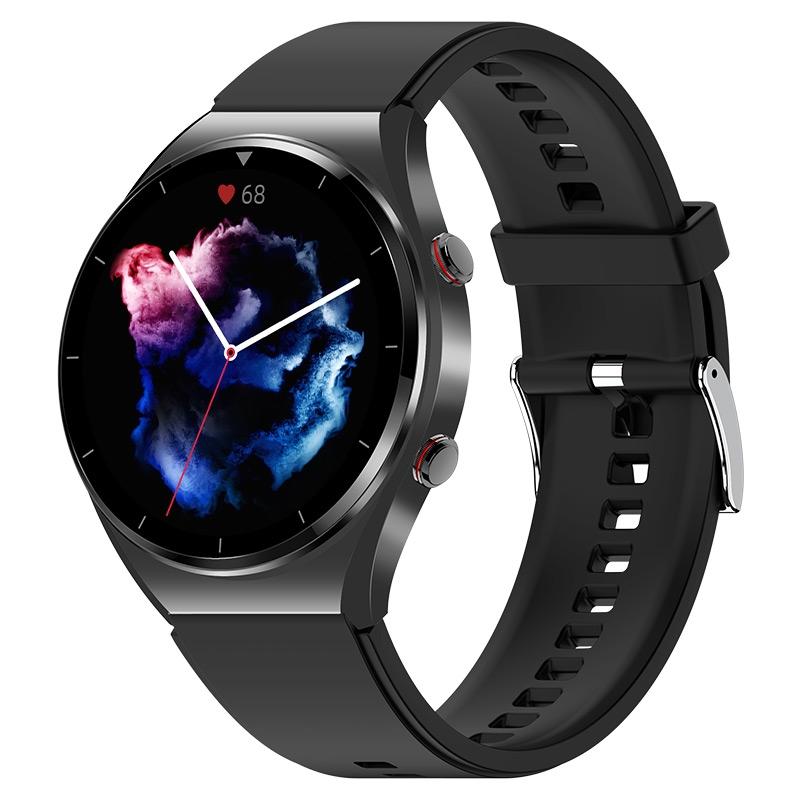 E09 1.32 inch Color Screen Smart Watch, Support Heart Rate Monitoring / Blood Pressure Monitoring (Black)  |  Smart Bracelets Smart Bracelets Smart Bracelets