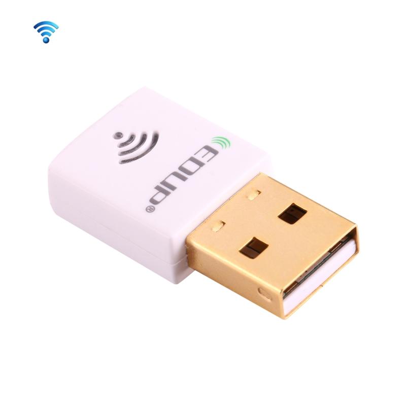 EDUP EP-AC1619 Mini Wireless USB 600Mbps 2.4G / 5.8Ghz 150M+433M Dual Band WiFi Network Card for Nootbook / Laptop / PC (White) – EP-AC1619 600Mbps (White)  |  USB Network Adapter Computer Accessories USB Network Adapter