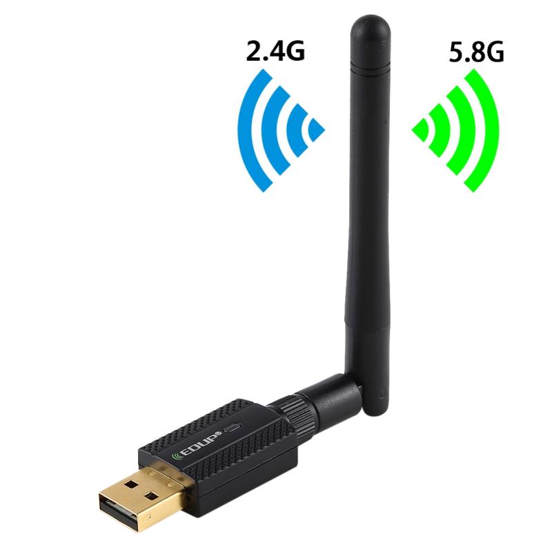 EDUP EP-AC1661 2 in 1 Bluetooth 4.2 + Dual Band 11AC 600Mbps High Speed Wireless USB Adapter WiFi Receiver – EP-AC1661 600Mbps  |  USB Network Adapter Computer Accessories USB Network Adapter