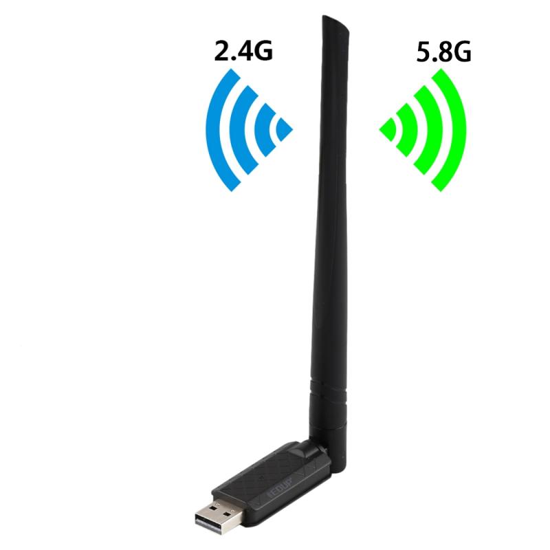 EDUP EP-AC1666 Dual Band 11AC 650Mbps High Speed Wireless USB Adapter WiFi Receiver, Driver Free – EP-AC1666 650Mbps  |  USB Network Adapter Computer Accessories USB Network Adapter