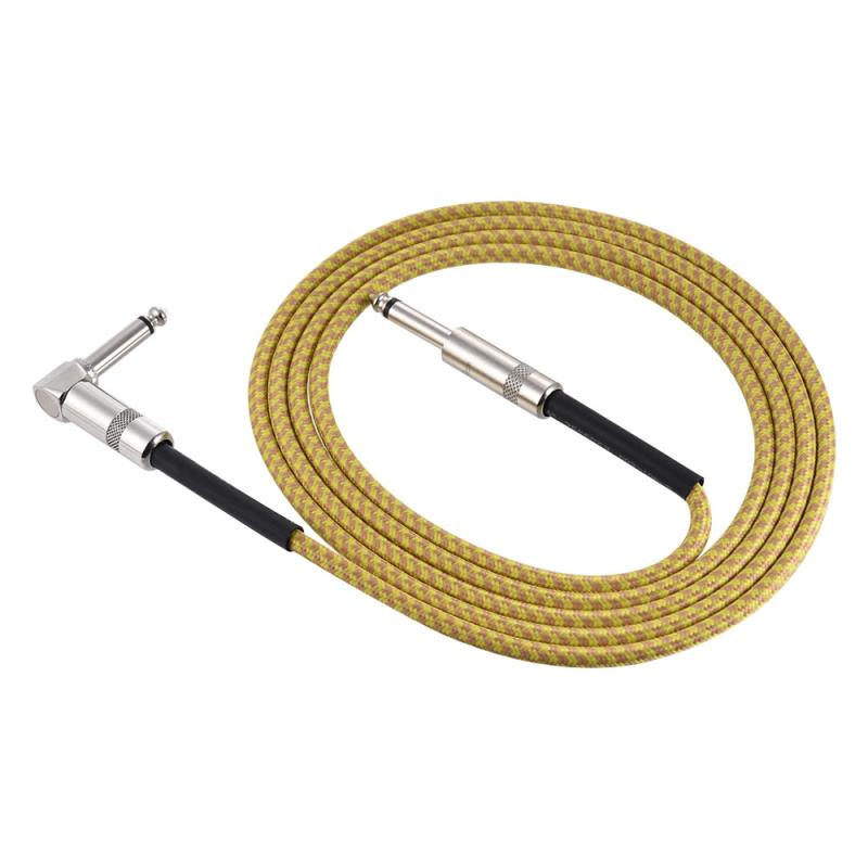 Electric Guitar Bass Musical Instrument Cable Cord 3m – Golden  |  Adatpers / Converters / Cables Adatpers / Converters / Cables Adatpers / Converters / Cables