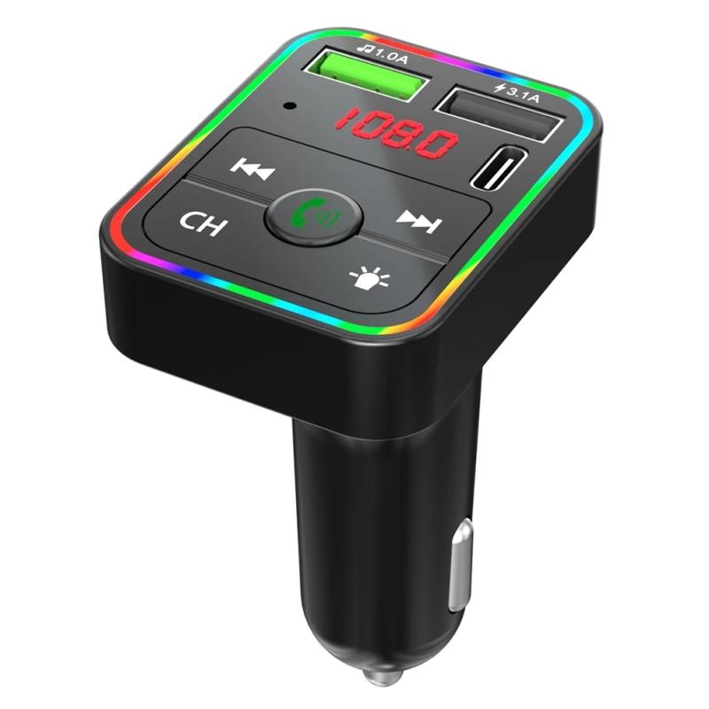 F2 Car FM Transmitter MP3 USB Charger Player with LED Backlight FM Transmitter with Bluetooth Transmitter Car Player Kit  |  Bluetooth Car Kits Bluetooth Car Kits Bluetooth Car Kits