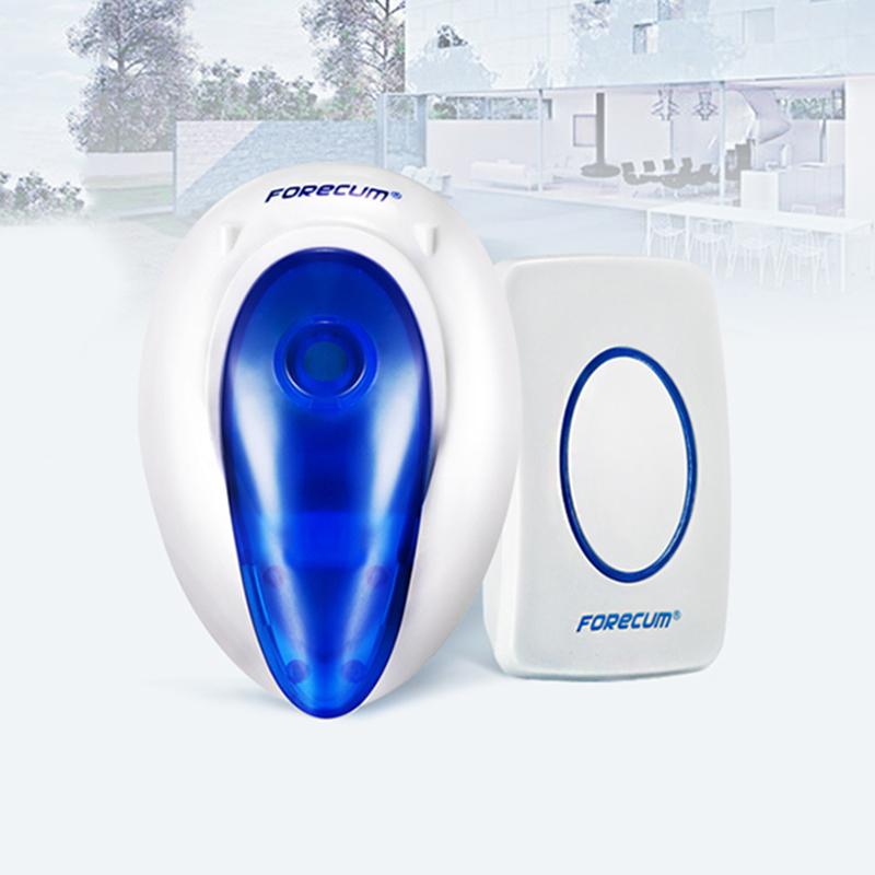 F7 Waterproof Wireless Doorbell – White  |  Wireless Doorbell Security & Surveillance Wireless Doorbell