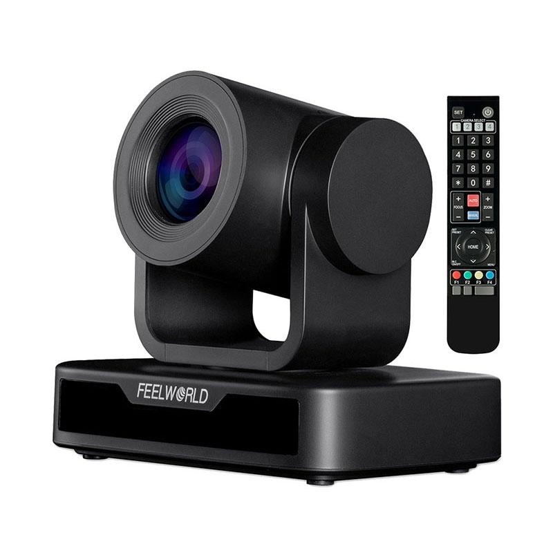 FEELWORLD USB10X 10X Optical Zoom 1080P USB PTZ Video Conference Camera (Black)  |  Webcams Computer Accessories Webcams