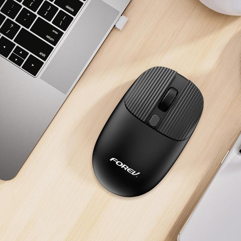 FOREV FV-198 4 Keys 1600 DPI Bluetooth 5.0 Mouse (Black)  |  Wireless Mice Computer Accessories Wireless Mice