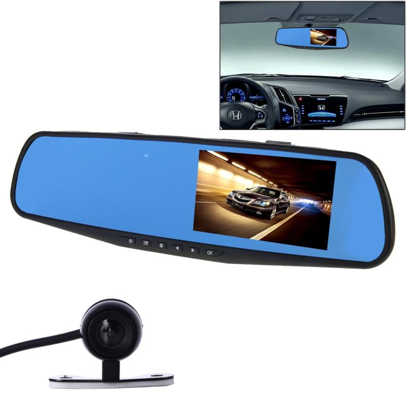 G20 HD 1080P 4.3 inch Screen Display Vehicle DVR with Reversing Camera, Generalplus 2248 Programs, 170 Degree Wide Angle Viewing, Support Loop Recording / Motion Detection Function  |  Car DVR Car DVR Car DVR