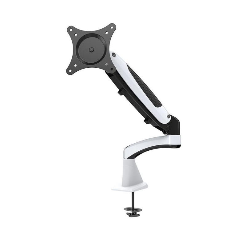 Gibbon Mounts Multifunctional Telescopic Rotating Lifting Monitor Stand, Color: GM112FG Perforation White  |  Laptop Stands Computer Accessories Laptop Stands