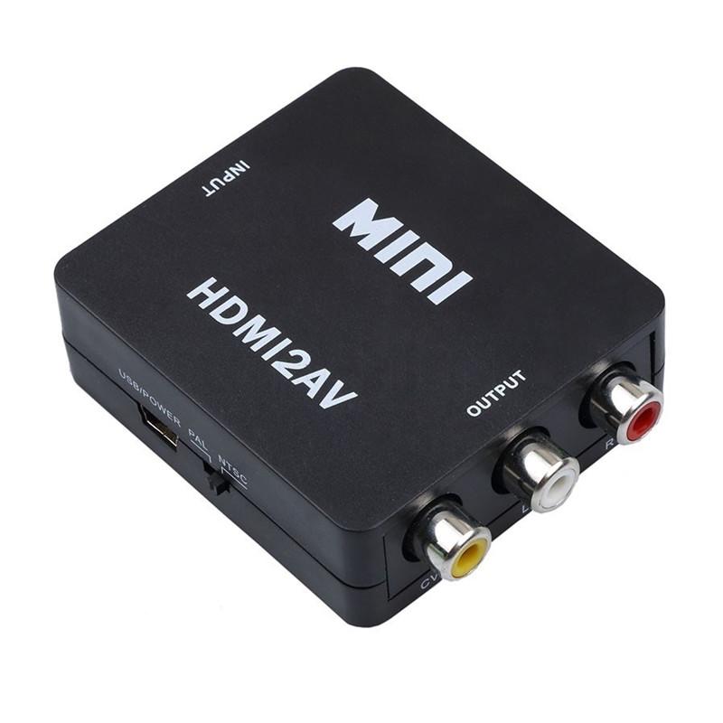 HDMI to AV Composite Video Converter Adapter – Black  |  Adatpers / Converters / Cables Adatpers / Converters / Cables Adatpers / Converters / Cables