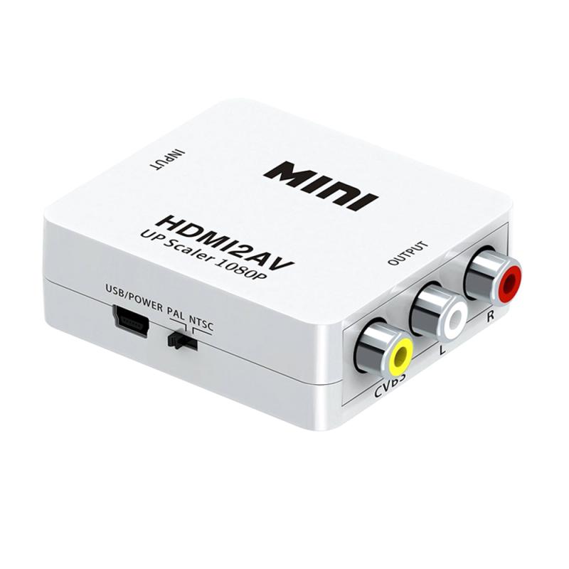 HDMI TO AV HD Video Converter HDMI2AV Adapter – White  |  Adatpers / Converters / Cables Adatpers / Converters / Cables Adatpers / Converters / Cables