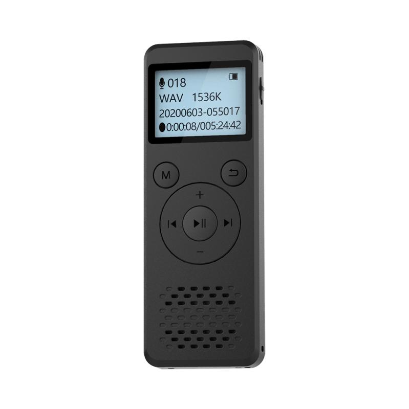 Hidden Audio Recorder Telephone Portable MP3 Player For Class With Voice Activated Recording Meeting Mini Size Black – 8GB  |  Security Devices Security & Surveillance Security Devices