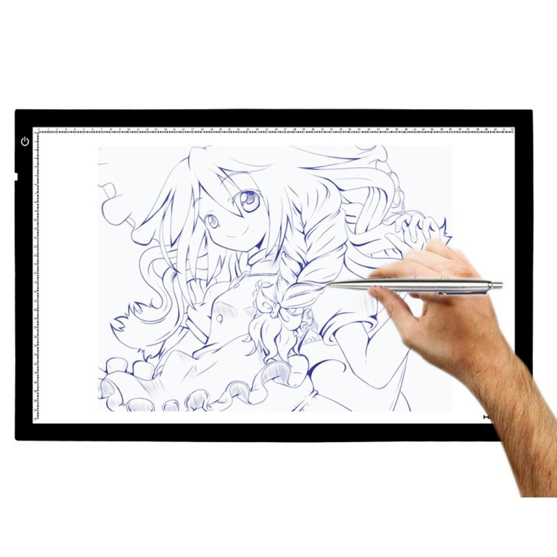 Huion A2 Ultra-Thin Adjustable USB LED Light Board Light Tracing Pad  |  Digital Drawing Tablets Computer Accessories Digital Drawing Tablets