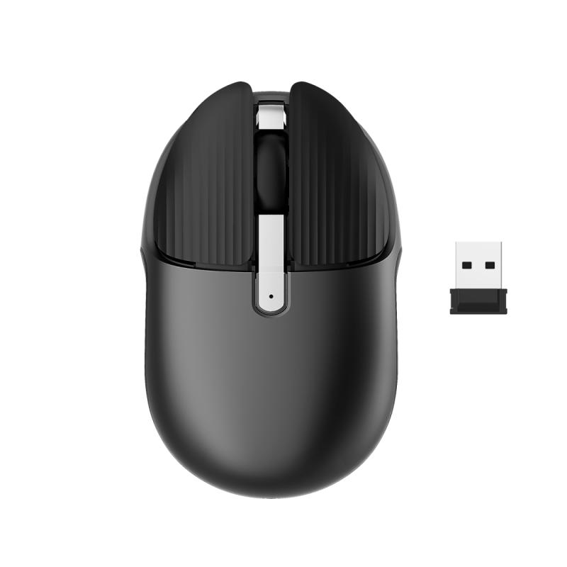 HXSJ M106 2.4GHZ 1600dpi Single-mode Wireless Mouse USB Rechargeable (Black)  |  Wireless Mice Computer Accessories Wireless Mice